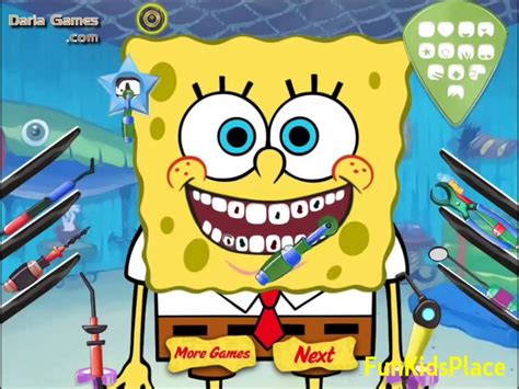 Play Spongebob At The Dentist Game Video Spongebob Squarepants Games