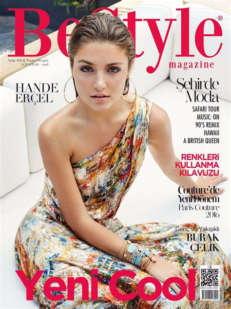 Hande Ercel Bestyle Magazine Turkey August 2016 Hande Ercel