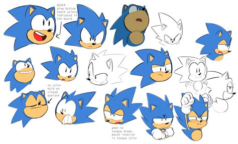 Sonic Mania Character Sheet Character Modeling Character Art