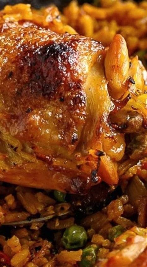 This is a classic colombian version of the famous latin american recipe that is popularly relished all over the world. One Pan Crispy Spanish Chicken and Rice (Arroz Con Pollo). | Spanish chicken, Chicken recipes ...