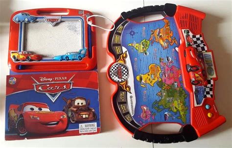 Vtech Disneys Cars Lightning Mcqueen Atlas Geography Interactive Sound