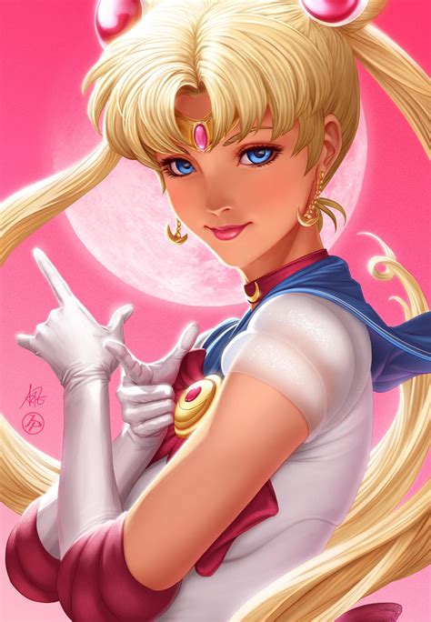Sailor Moon Artgerm Line By Johnpaulart On Deviantart