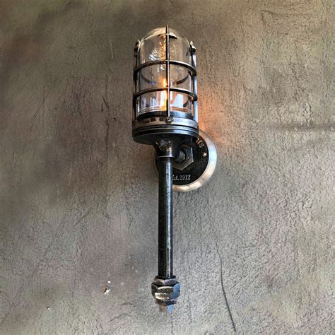 Torch Wall Mount Light Industrial Cage Wall Sconce