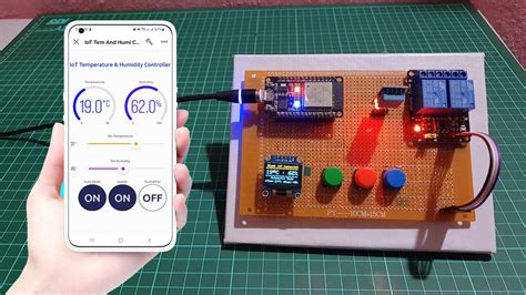 Iot Temperature And Humidity Monitoring And Control System Using Esp32
