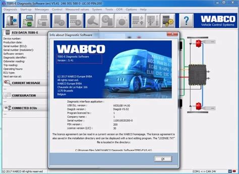 Meritor Wabco Tebs E V541 Abs And Hpb Diagnostics Software Latest 2