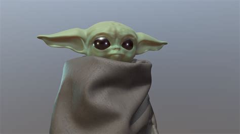 Baby Yoda Download Free 3d Model By Lukas Hahn 3d Specter 7188602