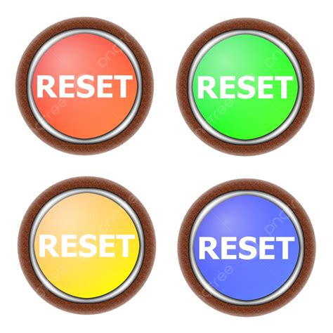 Reset Button Collection Computer Restart Start Computer Png