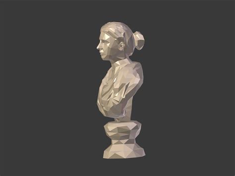 3d Model Low Poly Busts Vr Ar Low Poly Cgtrader