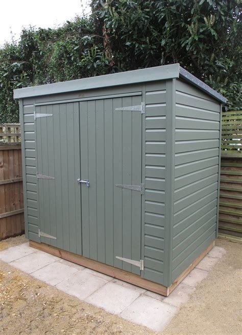 5 X 7ft Pent Roof Shed Tailor Made Garden Buildings Ref 21811