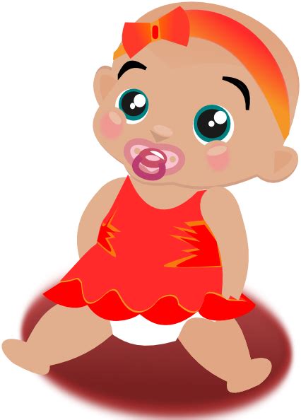 Baby Girl Clip Art At Vector Clip Art Online