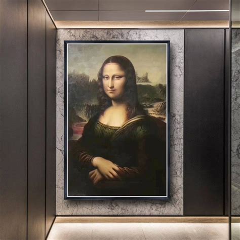 Oil Painting 100 Handpainted On Canvas Mona Lisa Etsy