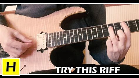 Intermediate Metal Riffs Guitar Lesson Descending Scales The