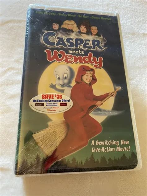 Casper Meets Wendy Vhs Sealed New Fox Watermarks Hype Sticker Vintage