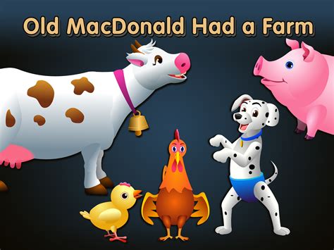 Old Mcdonald Had A Farm Animals