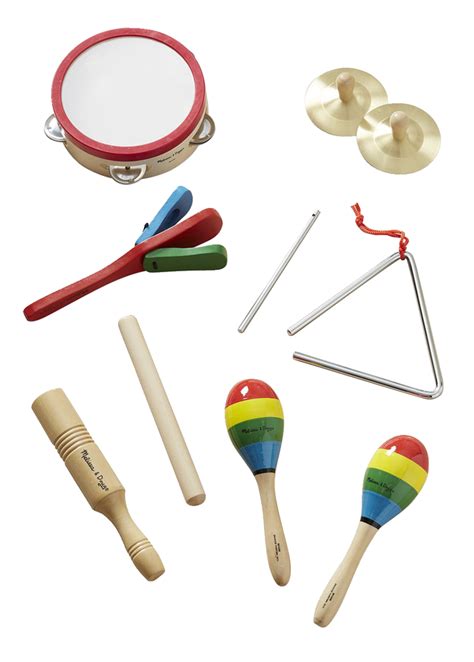 Melissa And Doug Band In A Box Multiple Musical Instrument Rhythm Set 10