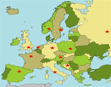 Europe Political Map Review Game Mr Conlon