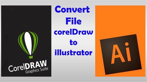 Convert Coreldraw Cdr File Into Adobe Illustrator Ai Convert Cdr