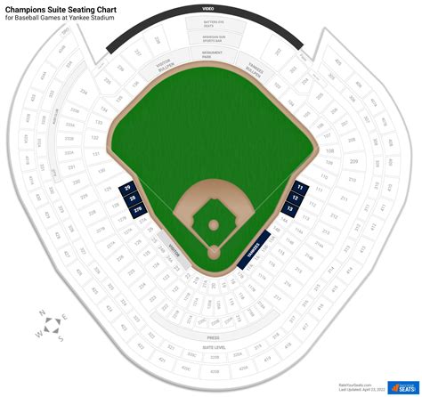 Yankee Stadium Seat Chart Interactive