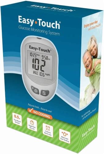 Easy Touch Blood Glucose Meter Monitor Meter Only Count Kroger