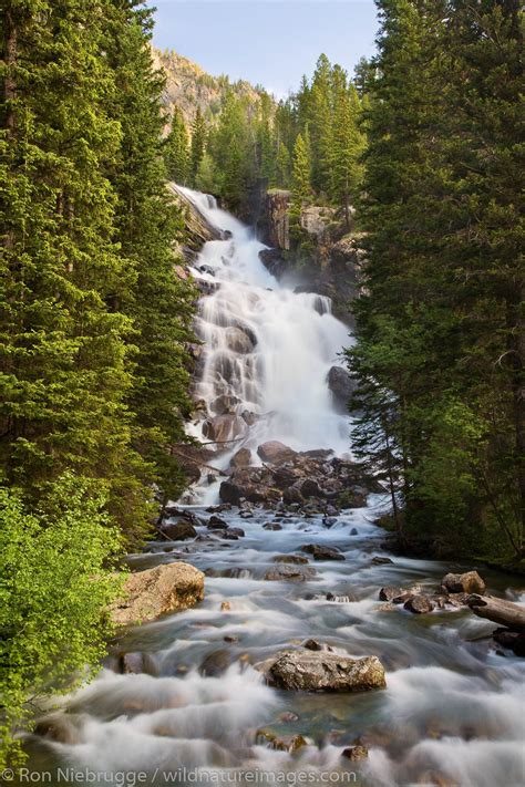 Hidden Falls Grand Teton National Park Wyoming Ron Niebrugge