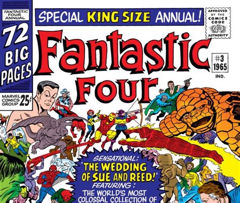 Fantastic Four Annual 1963 3 Comic Issues Marvel