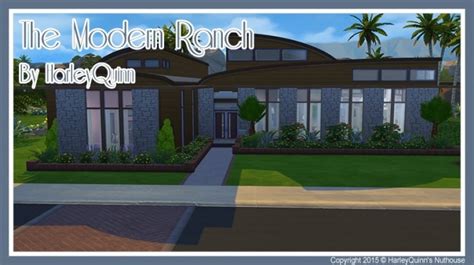 The Modern Ranch At Harley Quinns Nuthouse Sims 4 Updates