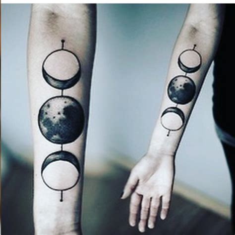 Tattoo Ideas Moon Phases Geometric Tattoos Triple Moon Love Tattoos