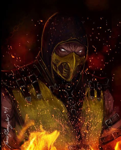 Scorpion Mortal Komabat X By Grapiqkad On Deviantart Scorpion Mortal