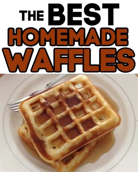 Waffle Batter Recipe With Secret Ingredient Homemade Waffles