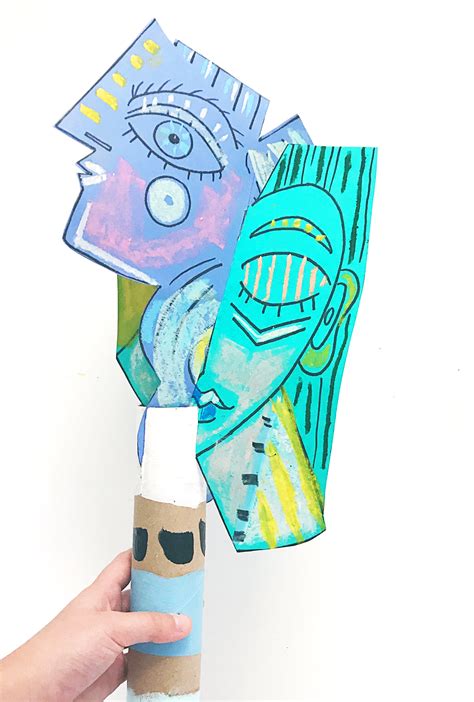 Picasso Style Paper Sculpture — Art Camp