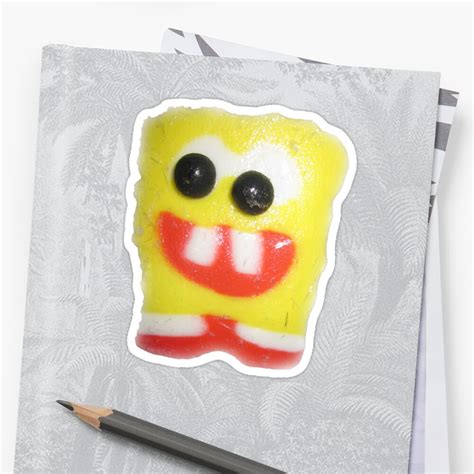Popsicle Spongebob Sticker By Matthewmcintosh Redbubble