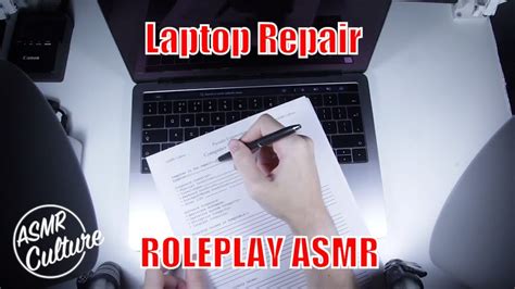 Computer Repair Asmr Roleplay Binaural Stereo Asmr No Talking Youtube