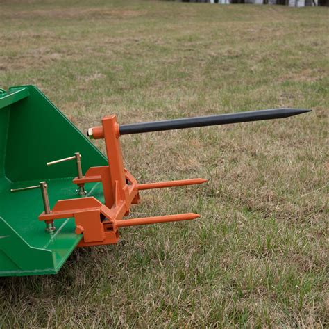 Clamp On 36 Hay Spear Bucket Attachment With Stabilizers Universal