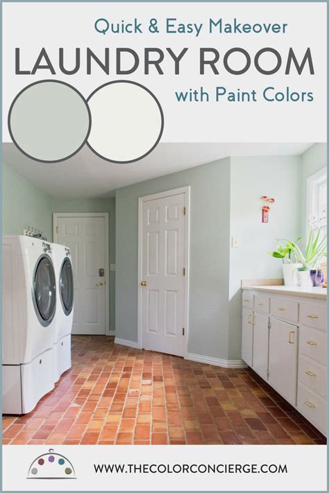 This Quick And Easy Laundry Room Makeover With Paint Colors Had Amazing