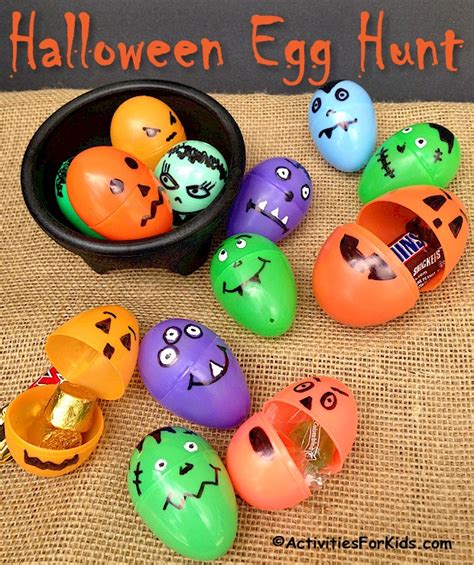 Halloween Egg Hunt Party Game For Kids