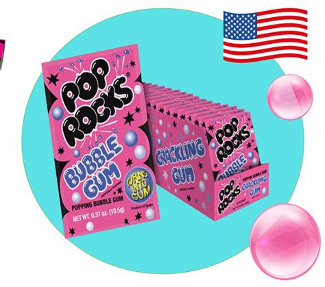 Pop Rocks Bubble Gum Candy Crazy