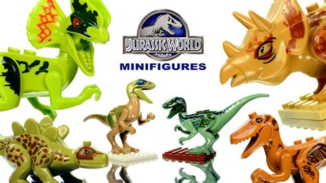 Jurassic World Lego Knockoff Dinosaurs Set 1 Review Sl Toys Youtube
