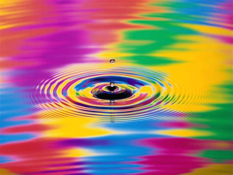 Rainbow Water Drops Wallpapers Wallpaper Cave