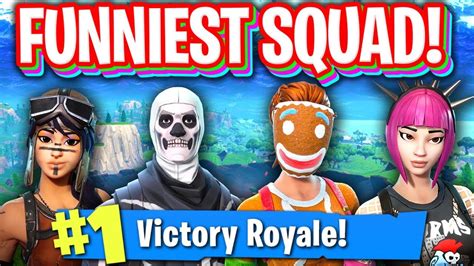 This Is The Funniest Squad In Fortnite Can T Stop Laughing Youtube