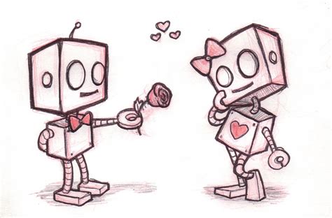 Brittas Doodle Blog Robot Love
