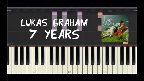 Lukas Graham 7 Years Piano Tutorial By Amadeus Synthesia Youtube