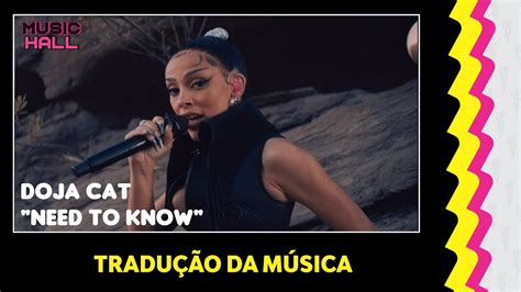 Doja Cat Need To Know Legendadotradução Youtube