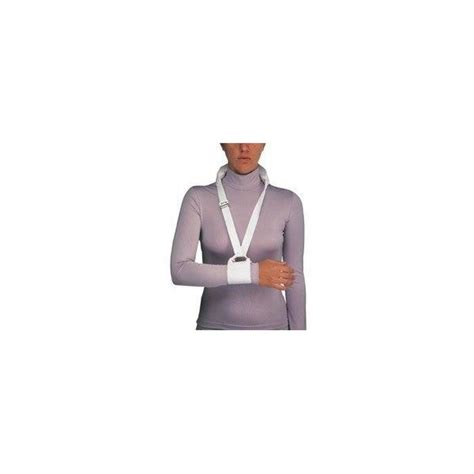 Designed to suspend arm with or without a cast.strap has a buckle closure for proper arm height adjustments.foam neck pad for patient's comfort. Collar and Cuff Sling - Universal - The Medical Supply ...