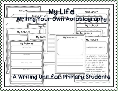 9 Creative Autobiography Template For Students Jazz