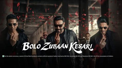 Vimal Elaichi New Advertisement Bolo Zubaan Kesari Shah Rukh Khan