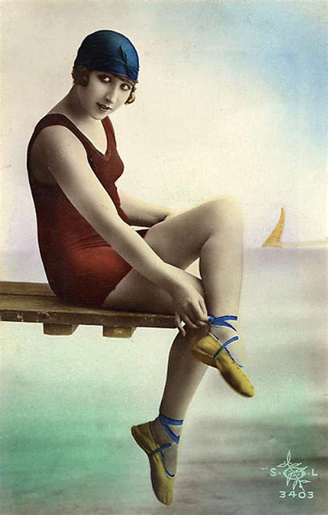 Flapper Fashion 49 Incredible Colorized Postcards Of Cool Girls In
