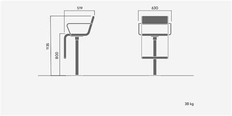 APRIL bar chair | Vestre in 2020 | Bar chairs, Chair, High table