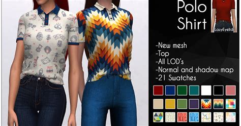 Sims 4 Cc Ts4 Polo Shirt