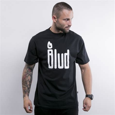 Blud T Shirt Logo Blud Black Bludshop Com