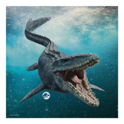 Search, discover and share your favorite mosasaurus gifs. Jurassic World | Mosasaurus Poster | Zazzle.com | Jurassic ...